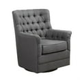 thumbnail image 2 of Madison Park Traditional Mathis Mathis Swivel Glider Chair with Gray MP103-1171, 2 of 5