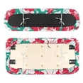 thumbnail image 7 of HUIACONG Floral and Leaf Design Golf Cart Seat Covers 2 Piece Breathable for Club Car Club Car Precedent Cart, Easy Installation Dress UP Golf Cart Seat Cover Towel Blanket Universal Fit, 7 of 7