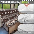 thumbnail image 6 of Yuyamidu Aztec Tribal RV Dinette Cushion Covers Leopard Print RV Seat Covers Stretch Camper Cushion Slipcover 1 Pcs Bench Cover 1 Pcs Backrest Cover Christmas Decor, 6 of 7