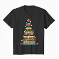 thumbnail image 5 of Towmus Christmas T Shirts Women Merry and Bright Graphic Tee Casual Xmas Holiday Shirt Tops, 5 of 5
