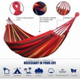 thumbnail image 2 of Elevate Your Rest Time With Our Double Hammock, The Perfect Blend Of Brazilian Style And Practicality, Crafted For Durable Outdoor Adventures And, 2 of 5