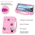 thumbnail image 4 of ELEHOLD Kids Case for iPad Air 11 inch 2024,iPad Pro 11 inch 2024 EVA Foam Cute Cartoon Case with Built-in Kickstand Shockproof Handle Stand Cover,Pink, 4 of 9