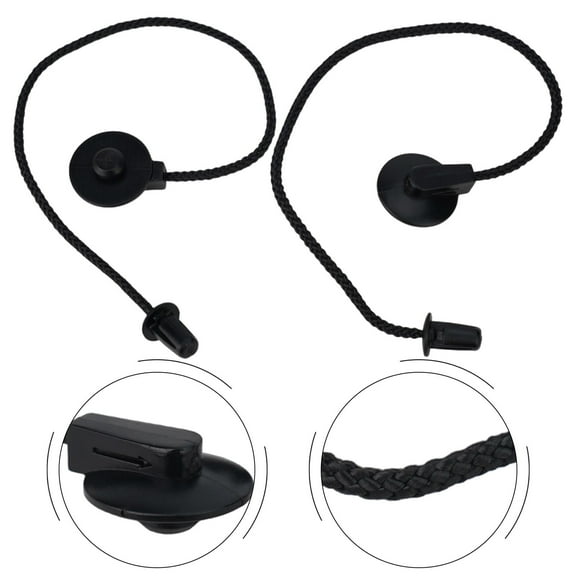 2Pcs For Ford Focus 3 Hatch Mk3 2012-2018 Rear Trunk Parcel Shelf Tray Load Inner Tonneau Cover Lift String Strap Clips