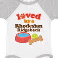 thumbnail image 4 of Inktastic Rhodesian Ridgeback Loved by a (dog Breed) Boys or Girls Baby Bodysuit, 4 of 5