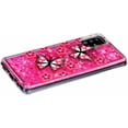 thumbnail image 3 of Case for Samsung Galaxy A71, Galaxy A71 Case Cute Pink Glitter Luxury Sparkle Liquid for Girls Women Quicksand Clear Soft TPU Protective Phone Case for Samsung Galaxy A71 Pink Butterfly, 3 of 12