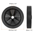 thumbnail image 2 of Unique Bargains 5.8' Universal Air Compressor Wheel with 0.6' Dia. Hole, 2 of 5