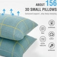 thumbnail image 5 of sruoe Pillows for Bed Clearance, Queen Size Pillows, Extra Firm Soft Comfort Standard Pillows, High Elasticity Side and Back Sleeper Pillow Core for Hotel, Home, Polyester, 5 of 6