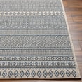 thumbnail image 4 of BoutiqueRugs Geoff Moroccan Geometric Zig Zag Area Rug - Southwestern Trellis Carpet for Living Room, Patio, Terrace - Outdoor Safe - Blue, Navy, Gray - 8'10" x 12' (9x12), 4 of 8