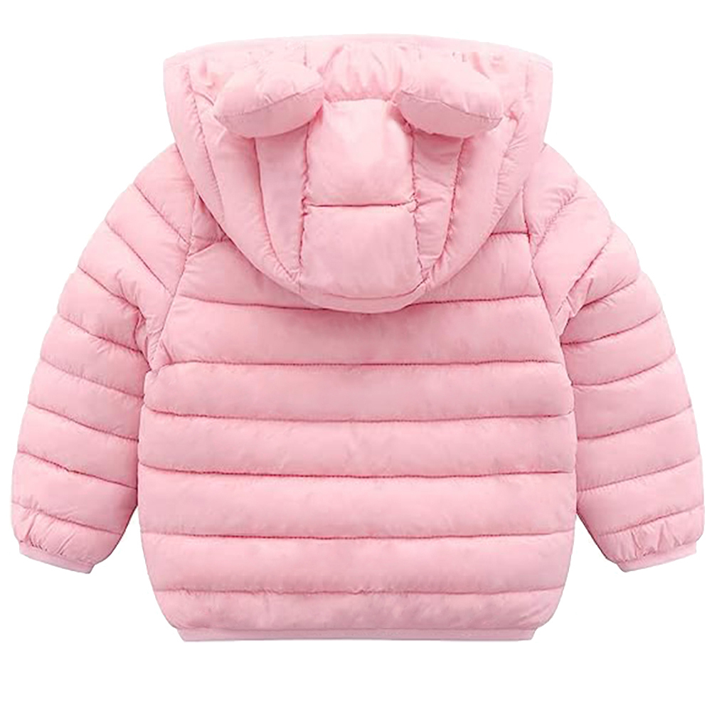 WIBACKER 2T 3T 4T 5T Winter Coats for Toddler Kid Baby Boy Girl Light Puffer Bear Hooded Down Jacket