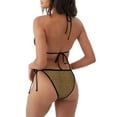 thumbnail image 2 of Zufioo Candy Corn for Women's Bikini Set,High Elastic Swimsuit and Swim Trunks Two-piece Set-Removable Chest Pad,Strap Style,Pool and Beach Swimwear-X-Large, 2 of 7
