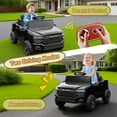 thumbnail image 3 of Xuanlur 12V Licensed Dodge RAM 3500 Ride on Toy for Kids, Toddler Ride on Truck with Remote Control, 2WD, Rear Shock Suspension, LED, Electric Car for Kids with Bluetooth, 3 Point Safety Belt (Black), 3 of 8