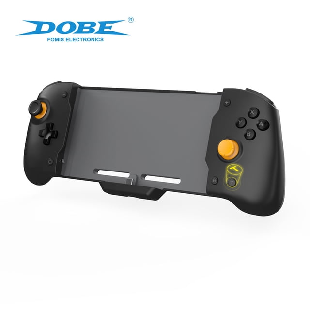 DOBE Ergonomic Direct-Plug Controller for Nintendo Switch OLED - Motion Sensing Handheld Grip with Dual-Motor Vibration, Plug-and-Play Design, No Battery Required