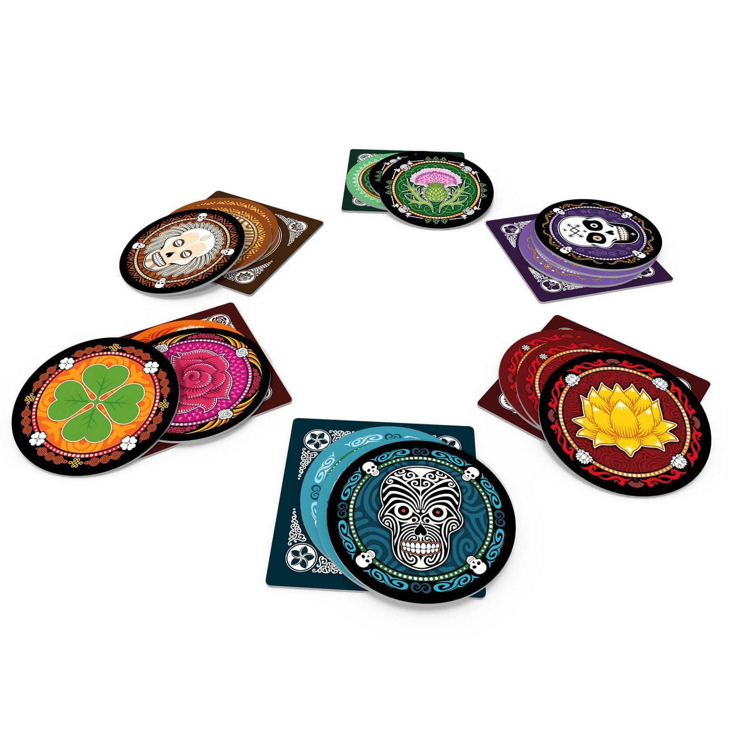Asmodee - Space Cowboys - Skull - Board Game for Adults & Children from 10 years - Bluff Game & Risk Taking - For Parties with Friends - 3 to 6 Players - 30 min - English and French