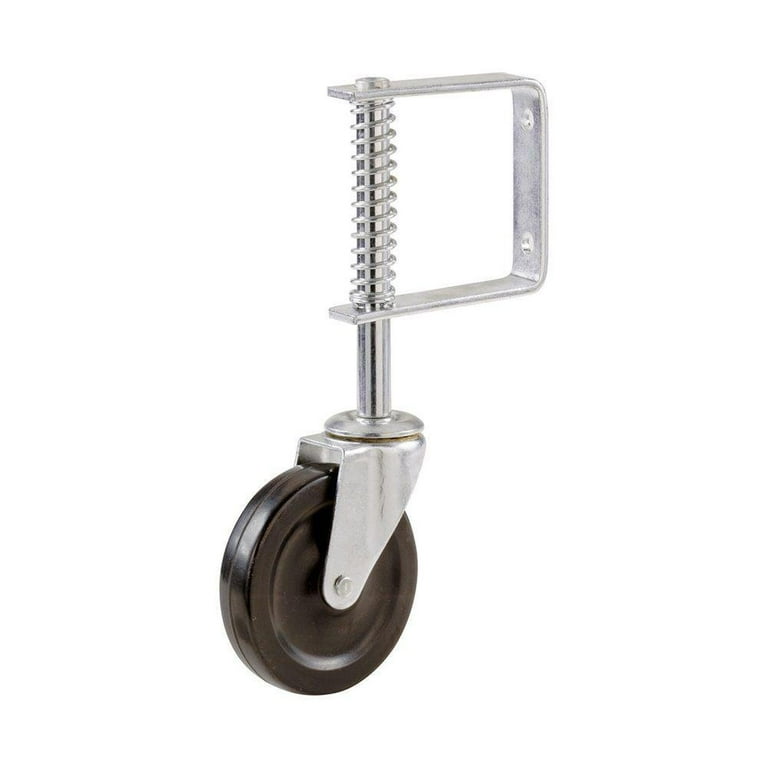 4 in. Gate Caster with Adjustable Spring Bracket and 125 lb. Load Rating 4 in. Gate Caster with Adjustable Spring Bracket and 125 lb. Load Rating