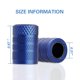 thumbnail image 4 of Tapones para válvulas de neumáticos CKAuto, aluminio anodizado azul, 4 unidades, 4 of 6