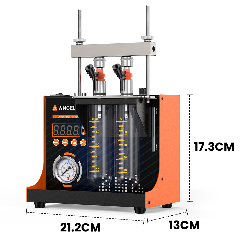 ANCEL JC200 Fuel Injector Tester Machine, Dual Channel lnjector
