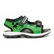 thumbnail image 1 of Yuyin sandalia Minecraft para niño MI3110 con diseño Creeper en verde pixelado, 1 of 4