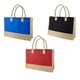 thumbnail image 1 of Paquete 35 piezas Bolsa de yute con interior plastificado negro 46 x 32 x 17, 1 of 3