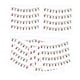 thumbnail image 3 of Pegatinas decorativas de luces navideñas de PVC para decoración navideña, suministros de bricolaje, accesorios de fotografía, calcomanías para cocina, 8 piezas, 3 of 8