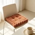 thumbnail image 4 of Dalxymotic Chair Cushion, 15x15 Inch Corduroy Thick Padded Seat Pad, Soft Tufted Comfort Pad, Durable Kitchen Seat Base, for Dining Office Home Chair Room, 4 of 6