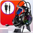 thumbnail image 1 of Casque de Jeu PC avec microphone, Prise 3,5 mm + USB, 1 of 1