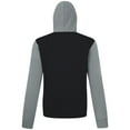 thumbnail image 3 of Men's Levelwear Black Colorado Rockies Throwback Carve Ultimate Hoodie, 3 of 3