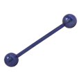 thumbnail image 1 of Solid Titanium Piercing Barbells 14G - Perfect for Nipples and Tongue- Sold Each, 1 of 6