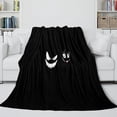 thumbnail image 3 of Keep Warm Blanket The Nightmare Before Christmas Patterns Flannel Fleece Blankets 3D Printed Throw Blanket Soft Microfiber Flannel Fleece Blanket for Child Adults H-65, 3 of 4