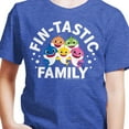 thumbnail image 3 of Baby Shark - Fintastic Family - Toddler And Youth Short Sleeve Graphic T-Shirt, 3 of 6