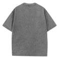 thumbnail image 3 of Short Sleeve Shirts for Men Vintage Oversized T Shirt Washed Casual Crew Neck T Shirt Palm Tree Graphic Tees, M, 3 of 4