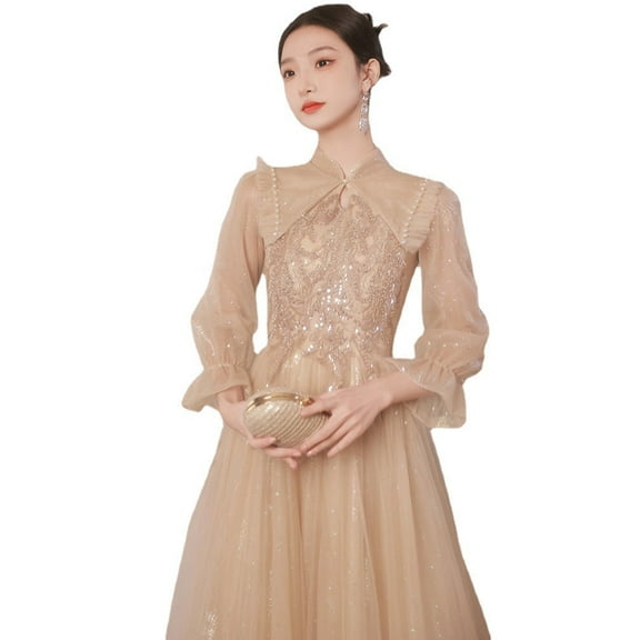 Women's High End Fashion Banquet Evening Dress