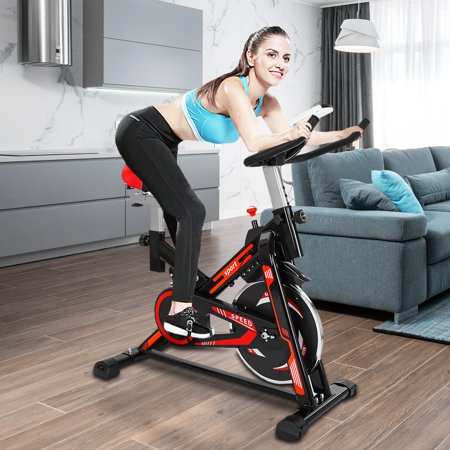 Indoor Sport Bike Stationary Exercise Cycling Bike Slient Belt Drive For Home Cardio Workout