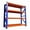 Blue, variant on DMZVHBOL 4-Tier Metal Adult Storage Shelves - 78.74"W x 23.5"D x 78.74"H, Holds up to 3000 lb, 660 lb Per Shelf, Blue