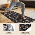 thumbnail image 4 of Paw Prints and Bones Hot Yoga Mat Towel Non Slip for Hot Yoga - Quick-Drying Yoga Mat Cover with 4 Corner Pockets with Travel Bag - Hot Yoga Towel Non Slip Grip Moisture Wicking Sweat 70"x26", 4 of 6