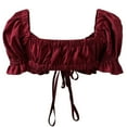 thumbnail image 5 of Summer Tube Tops For Casual And Party Wear Featuring Stylish Drawstring And Strap Design Perfectly Paired With Jeans For A Trendy Look, 5 of 5