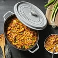 thumbnail image 6 of Staub Cast Iron Oval Cocotte, Dutch Oven, 5.75-quart, serves 5-6, Made in France, Graphite, 6 of 6