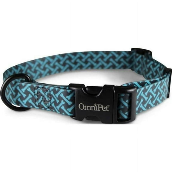 Leather Brothers 19203-06 0.75 x 14 x 20 in. Attitudz Bones Biothane Dog Collar