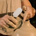 thumbnail image 4 of OUNONA 3 Pcs Éponge de Peinture Ronde avec Absorption d'Eau pour Poterie Blanc, 4 of 7