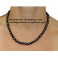 thumbnail image 3 of 14K Gold 6.0-6.5mm Black Akoya Cultured Pearl Necklace - AAA Quality, 20" Matinee Length, 3 of 7