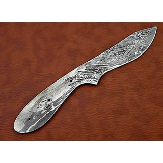 10.5 inches Long Damascus Steel Nessmuk Blade Skinning Knife, Knife Making  Supplies, Hand Forged rain Drop Pattern Damascus Steel Blank Blade Hunting  Knife, 5.25 Cutting Edge, 4.5 Scale Space 