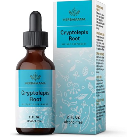 HERBAMAMA Cryptolepis Liquid Extract - Organic Tincture for Immune Support, Herbal Drops 2 fl. Oz