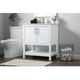 thumbnail image 6 of Elegant Kitchen and Bath 30 Inch SIngle Bathroom Vanity In White, 6 of 7