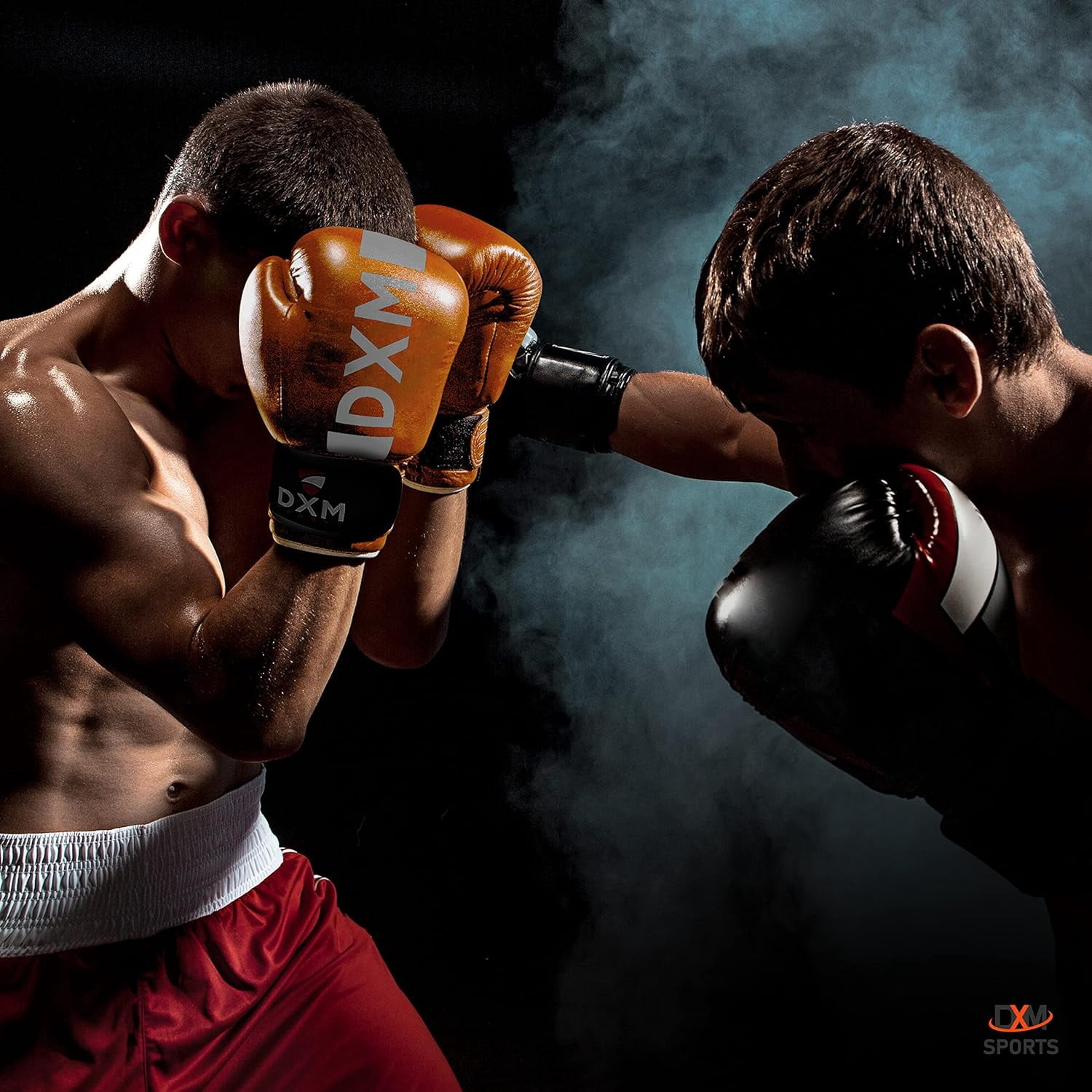 DXM SPORTS Boxing Gloves for Men & Women, Ideal for Heavy Punching Bag Workout Kickboxing, Muay Thai, MMA - 12oz