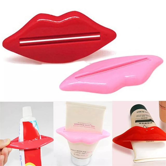 Plastic Toothpaste Tube Squeezer Easy Dispenser Rolling Holder For Bathroom Saving & Toothpaste Squeezer With Non Slip Base And Easy To Use Roller Design
