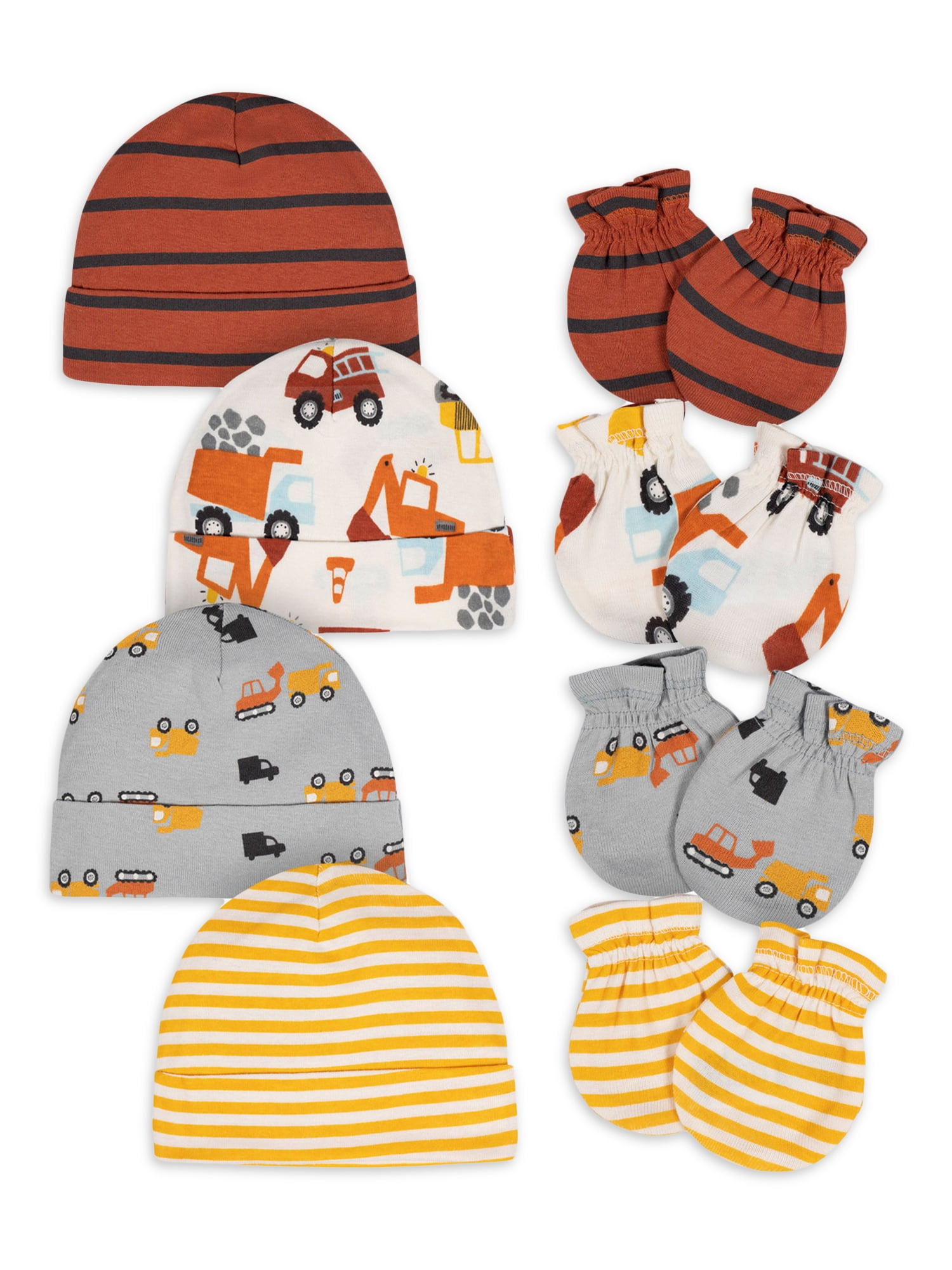 Gerber Baby Boy 8 Piece No Scratch Mittens Caps France Ubuy