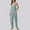 Z01#Light Blue, variant on Fesfesfes Fashion Women Casual Cold Shoulder Jumpsuit Solid Suspender Jumpsuits Wide Pocket Leg Pant