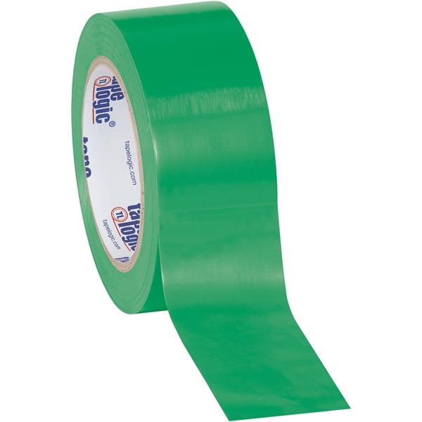 Tape Logic Green Solid Vinyl Safety Tape 2" x 36 Yard Roll (24 Roll/Case)
