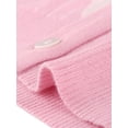 thumbnail image 6 of Agnes Orinda Women's Plus Size Sweaters Cardigans Cute Heart Print Long Sleeve Fall Winter Knit Cardigan 2X Pink, 6 of 6