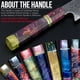 thumbnail image 2 of Cuchillo de Chef Profesional MYVIT Damasco Japonés 8 Pulgadas Mango de Madera Colorido, 2 of 7