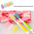 thumbnail image 3 of 5pcs Color Random Toothbrush Head Cover Outdoor Camping Travel Toothbrush Head Plastic Case Guard, 3 of 9
